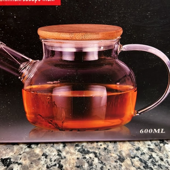 Glass teapot NIB - Picture 2 of 5